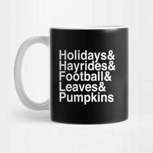 Welcome Autumn - Helvetica Ampersand Mug